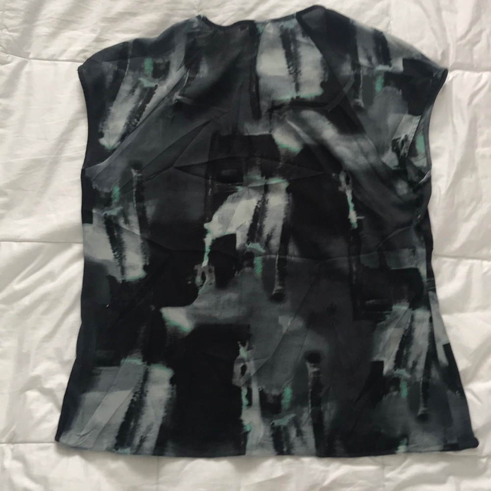 Mexx Black and Gray Abstract Print Sleeveless Camisole - Picture 2 of 3